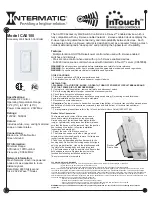 Intermatic InTouch CA5100 Manual preview