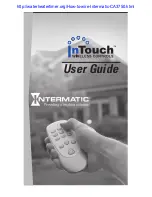 Предварительный просмотр 1 страницы Intermatic InTouch CA5500B User Manual