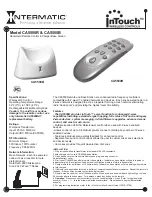 Intermatic InTouch CA5500R User Manual предпросмотр