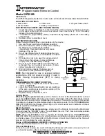 Preview for 1 page of Intermatic SP520B Instructions