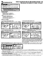 Предварительный просмотр 2 страницы Intermatic T100 Series Instruction Sheet