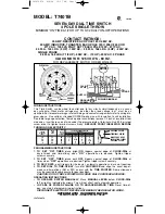 Intermatic T7401B Supplementary Manual preview