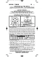 Intermatic T7802B Supplementary Manual предпросмотр