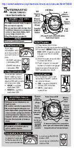 Preview for 1 page of Intermatic TN800CL User Instructions