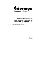 Intermec 700 Series User Manual preview