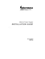 Preview for 2 page of Intermec 851-040-001 Installation Manual