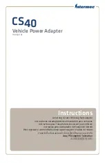 Preview for 1 page of Intermec 9005AX01 Instructions Manual