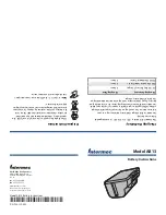 Предварительный просмотр 1 страницы Intermec AB13 Instructions