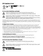 Intermec AV4 Compliance Insert preview