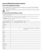 Preview for 1 page of Intermec BTM210 Important Information