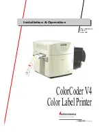 Preview for 1 page of Intermec ColorCoder V4 Installation And Operation Manual