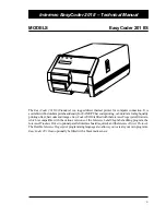 Preview for 7 page of Intermec EasyCoder 201II Technical Manual