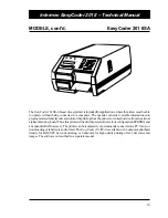 Preview for 11 page of Intermec EasyCoder 201II Technical Manual