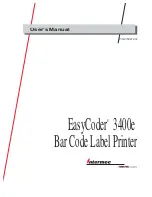 Предварительный просмотр 1 страницы Intermec EasyCoder 3400e User Manual