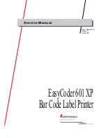 Preview for 1 page of Intermec EasyCoder 601XP Service Manual