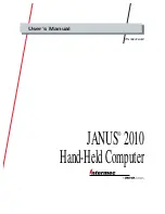 Intermec Janus 2010 User Manual preview