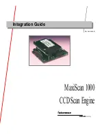 Предварительный просмотр 1 страницы Intermec MaxiScan 1000 Integration Manual