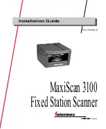 Предварительный просмотр 1 страницы Intermec MaxiScan 3100 Installation Manual