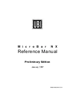 Intermec MicroBar NX Reference Manual preview
