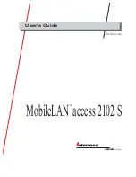 Preview for 3 page of Intermec MobileLAN access 2102 S User Manual