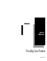 Preview for 1 page of Intermec Sabre 1551A User Manual