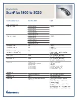 Intermec ScanPlus 1800ST Migration Manual предпросмотр