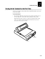 Предварительный просмотр 41 страницы Intermec Trakker Antares 2460 User Manual