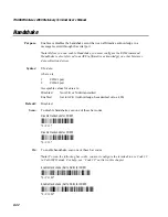 Предварительный просмотр 190 страницы Intermec Trakker Antares 2460 User Manual