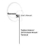 Предварительный просмотр 3 страницы Intermec Trakker Antares 2475 User Manual