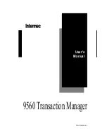 Intermec Transaction Manager 9560 User Manual предпросмотр