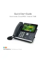 Предварительный просмотр 1 страницы Intermedia Yealink T48G Quick Start Manual