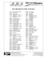 Preview for 1 page of InterMetro Ind. MetroBasix Plus MBA190 Assembly Manual