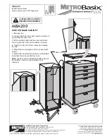 Предварительный просмотр 3 страницы InterMetro Ind. MetroBasix Plus MBA190 Assembly Manual