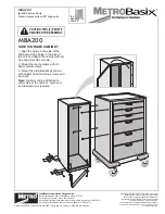 Предварительный просмотр 4 страницы InterMetro Ind. MetroBasix Plus MBA190 Assembly Manual