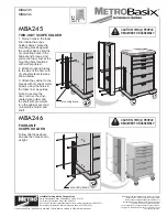 Предварительный просмотр 9 страницы InterMetro Ind. MetroBasix Plus MBA190 Assembly Manual