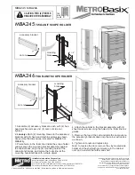 Предварительный просмотр 10 страницы InterMetro Ind. MetroBasix Plus MBA190 Assembly Manual