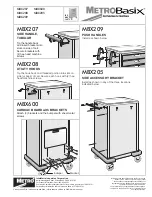 Preview for 12 page of InterMetro Ind. MetroBasix Plus MBA190 Assembly Manual