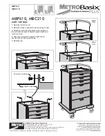 Preview for 16 page of InterMetro Ind. MetroBasix Plus MBA190 Assembly Manual