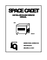 INTERNATIONAL CARBONIC SPACE CADET RC-SC-R Installation And Service Manual preview