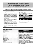 Preview for 1 page of International comfort products C2H3 Installation Instructions Manual