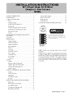 International comfort products N8MXL Installation Instructions Manual preview