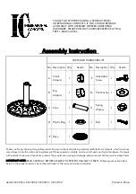 International Concepts CE-92814 Assembly Instruction preview