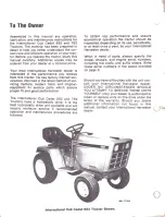 Preview for 2 page of International Harvester Company Cub Cadet 682 Operator'S Manual