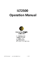 International Light Technologies ILT2500 Operation Manual предпросмотр