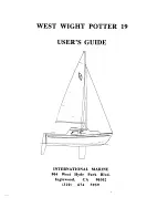 International Marine West Wight Potter 19 User Manual preview