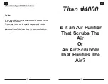 Предварительный просмотр 6 страницы International Ozone Titan 4000 Operation Manual