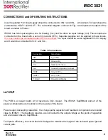 Preview for 2 page of International Rectifier IR3821 User Manual