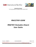 International Rectifier IRAC27951 User Manual preview