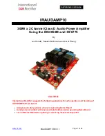 International Rectifier IRAUDAMP10 Reference Manual preview