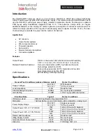 Preview for 3 page of International Rectifier IRAUDAMP17 Reference Design